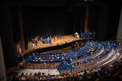 people at graduation