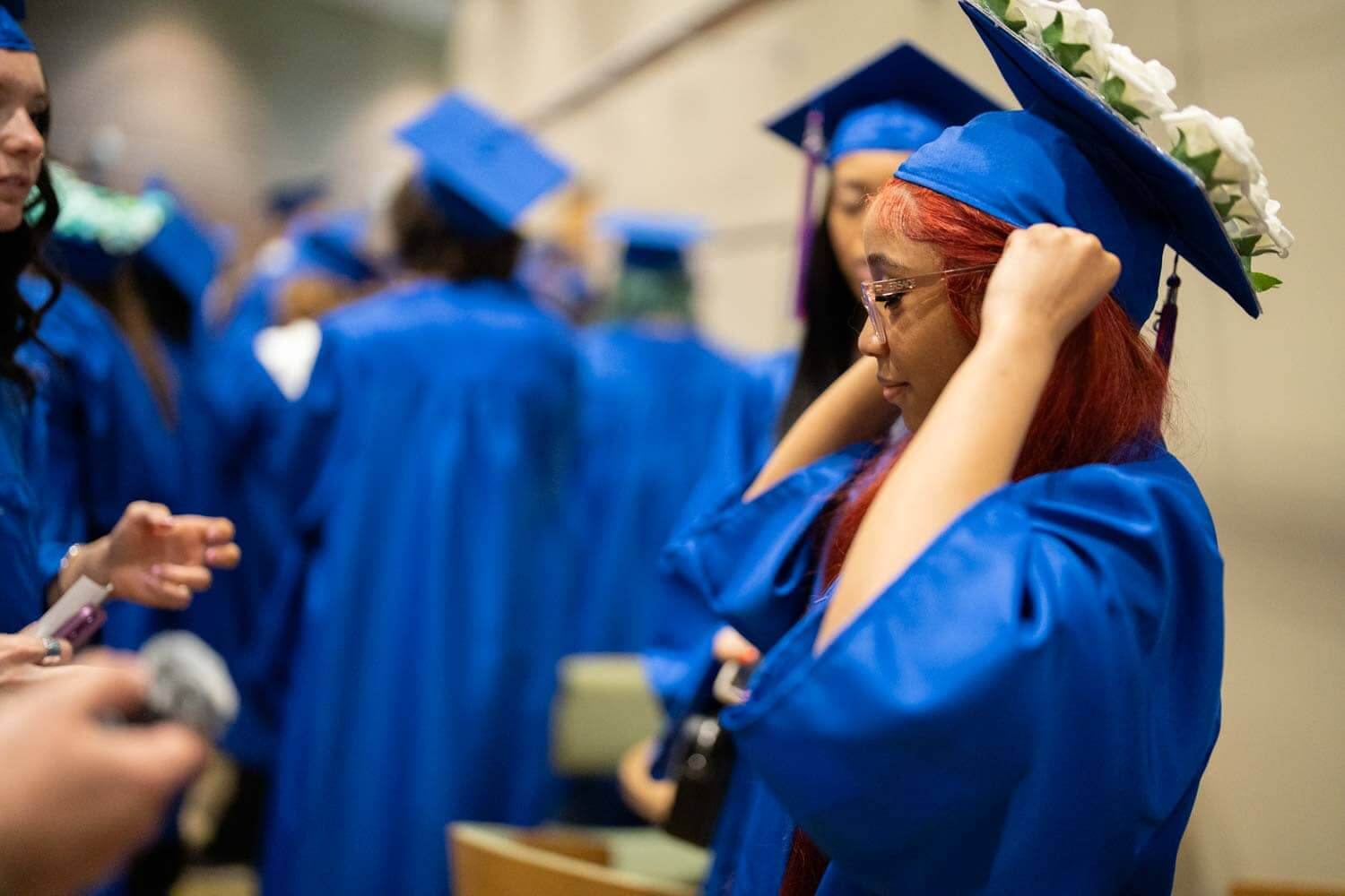 graduate student girl