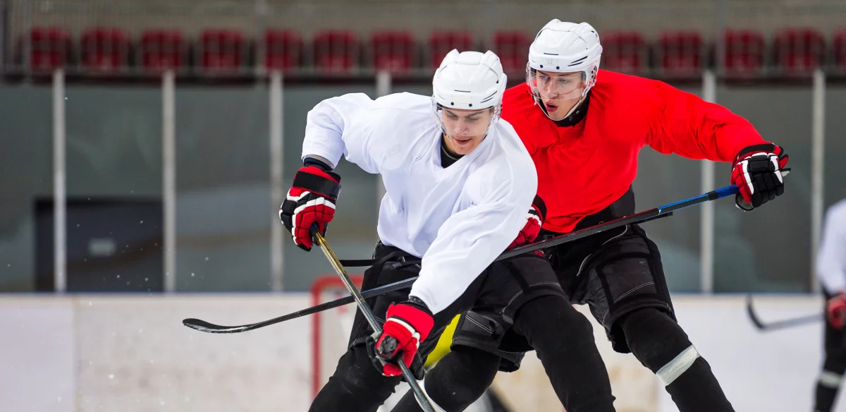 Ice hockey players